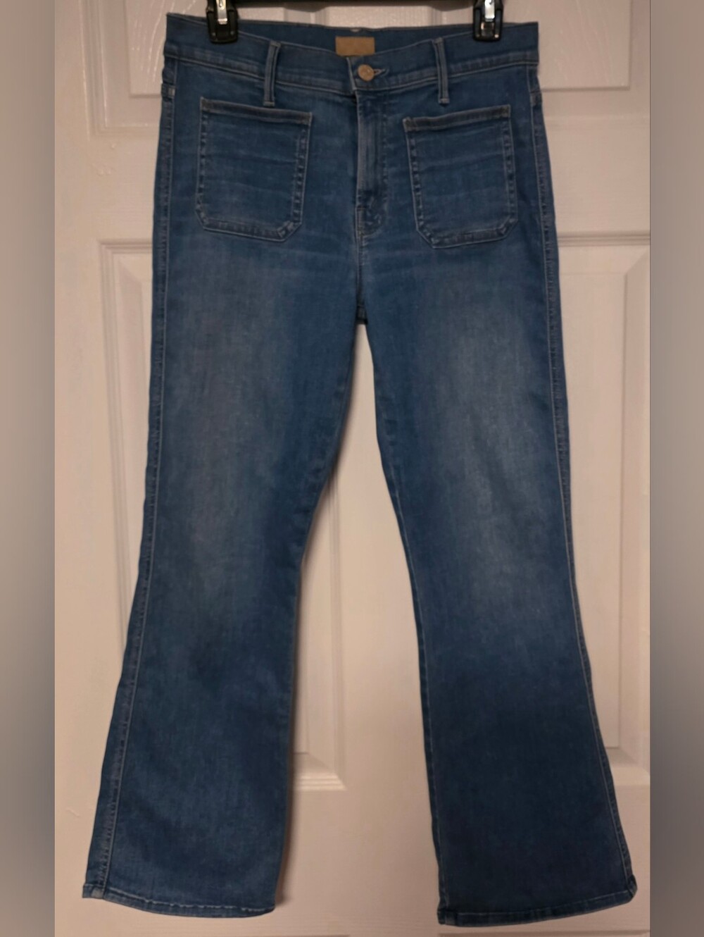 MOTHER Blue Mid-Rise Flare Jeans - Size 29